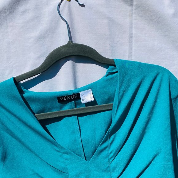 teal venus blouse - Picture 5 of 5